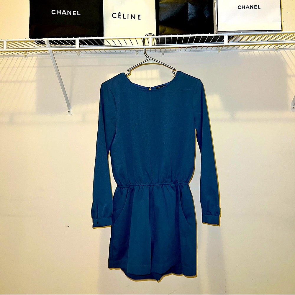 Shine star blue romper